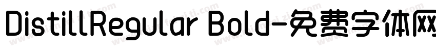 DistillRegular Bold字体转换